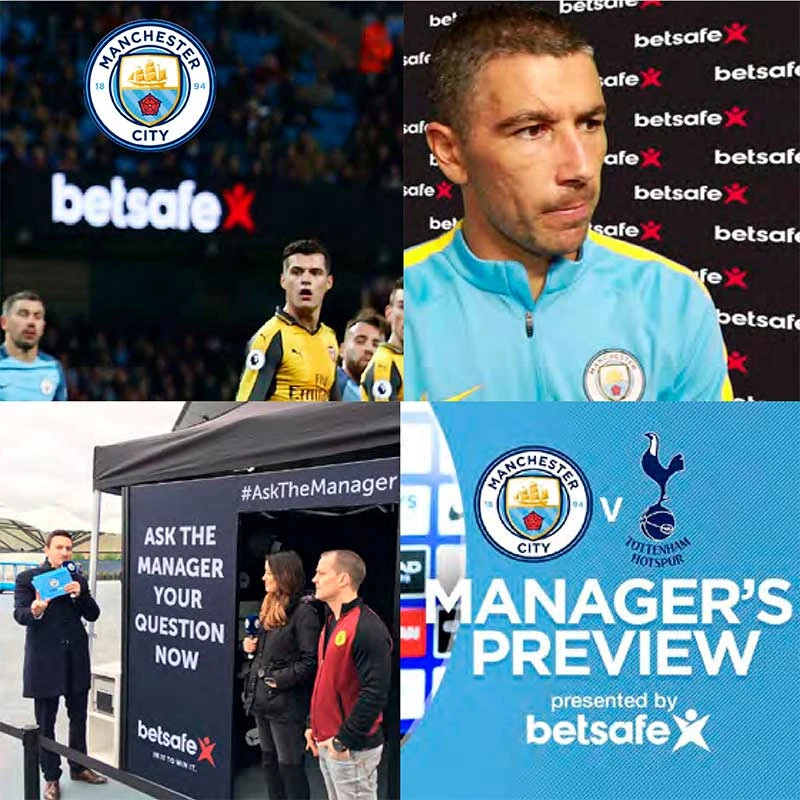 BETSAFE – MANCHESTER CITY FC: SPONSORSHIP ACTIVATION VIDEOS.