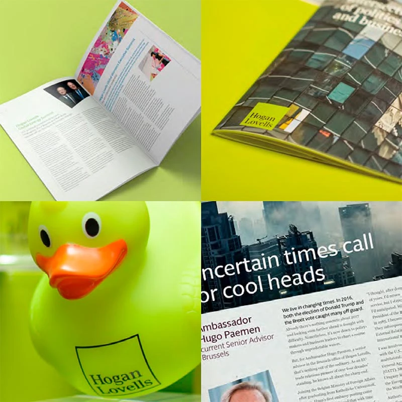 HOGAN LOVELLS – INTERNATIONAL MAGAZINE, BRAND DEVELOPMENT SQUARE.