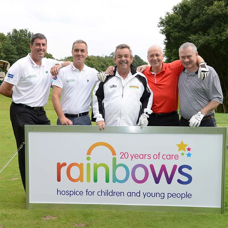 TONY JACKLIN CBE – WENTWORTH CHARITY INVITATIONAL RAINBOWS - SQUARE.