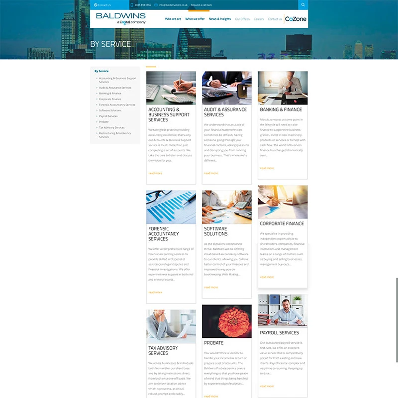 BALDWINS – WEBSITE BUILD & SEO SQUARE.