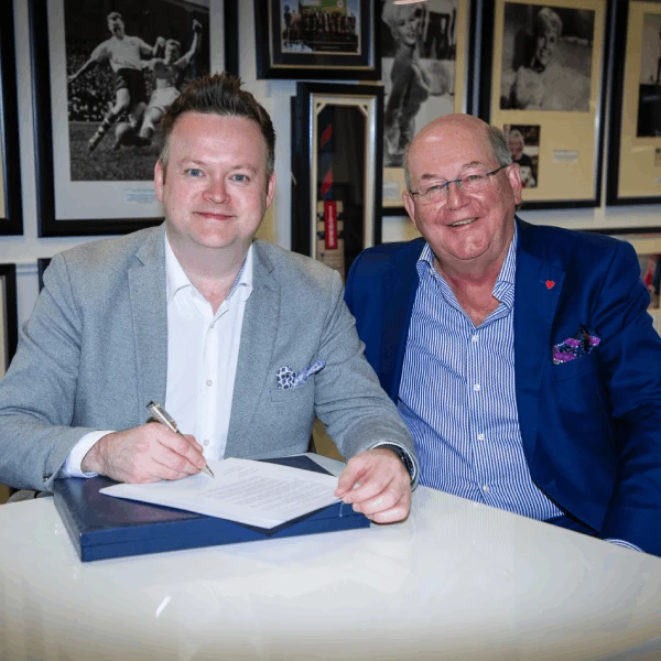 Shaun Murphy With John Hayes of Champions (UK) plc